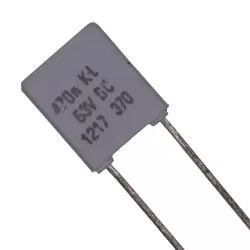 470n 63V (0.47uf 63V) Polyester Capacitor 470n 63V (0.47uf 63V) Polyester Capacitor