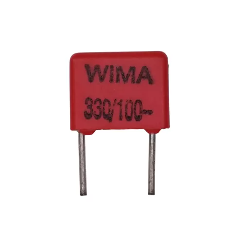 330PF 100V Metallized Film Capacitor - WIMA 330PF 100V Metallized Film Capacitor - WIMA