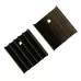 PI48 25mm Black Aluminium Heat Sink - TO-220 Heat Sink