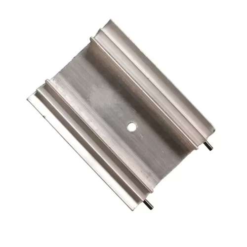 PI51 45mm White Aluminium Heat Sink With Pins