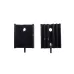 TO-220 15mm Black Aluminium Heat Sink With Pin