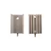 TO-220 15mm White Aluminium Heat Sink With Pin