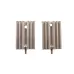 TO-220 15mm White Aluminium Heat Sink With Pin