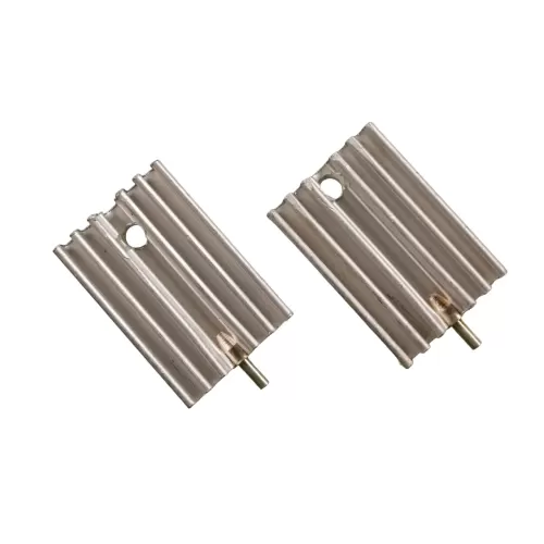 TO-220 15mm White Aluminium Heat Sink With Pin