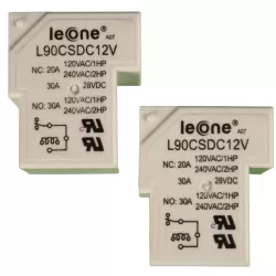 Leone 12V SPST T Type Relay With Switching Capacity of 30A - L90CSDC12V