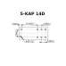 S-KAP 12V DPDT Relay With Switching Capacity of 8A - SK14D-S-DC12V-2C