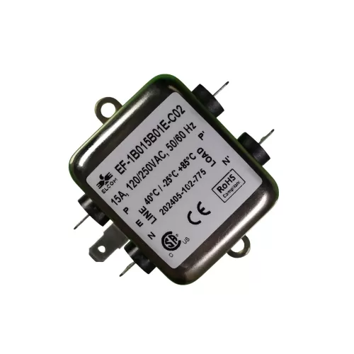 15A RFI / EMI Filter - Single-Phase - ELCOM