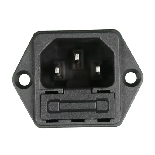 IEC320 C14 3 Pin Power Socket With Fuse Holder