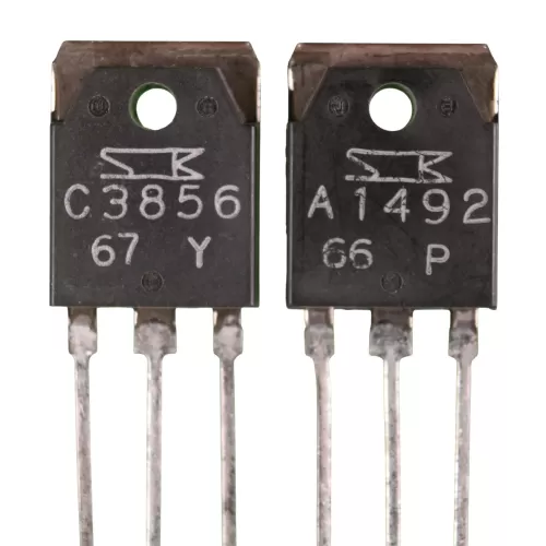 A1492 & C3856 (2SA1492 & 2SC3856) BJT High Power Audio Transistor Pair
