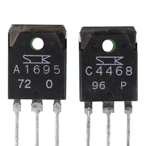 A1695 & C4468 (2SA1695 & 2SC4468) BJT High Power Audio Transistor Pair