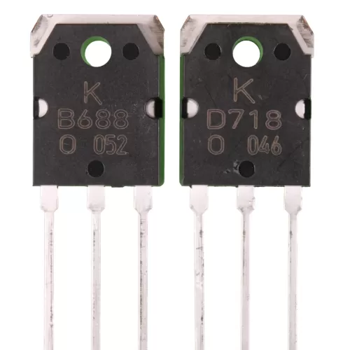 B688 & D718 (2SB688 & 2SD718) BJT High Power Audio Transistor Pair