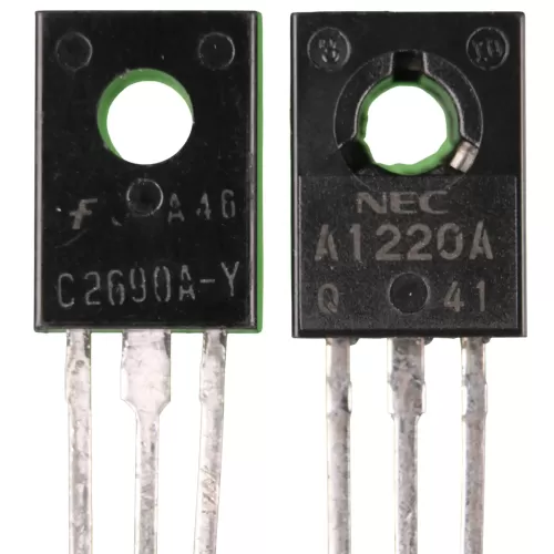 A1220A & C2690A (2SA1220A & 2SC2690A) PNP-NPN Transistor Pair For Audio