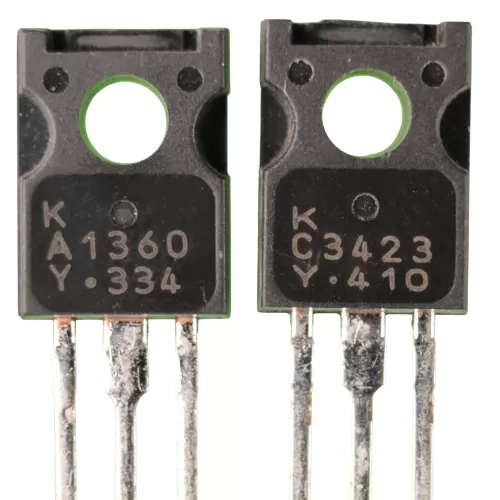 A1360 & C3423 (2SA1360 & 2SC3423) PNP-NPN Transistor Pair For Audio A1360 & C3423 (2SA1360 & 2SC3423) PNP-NPN Transistor Pair For Audio